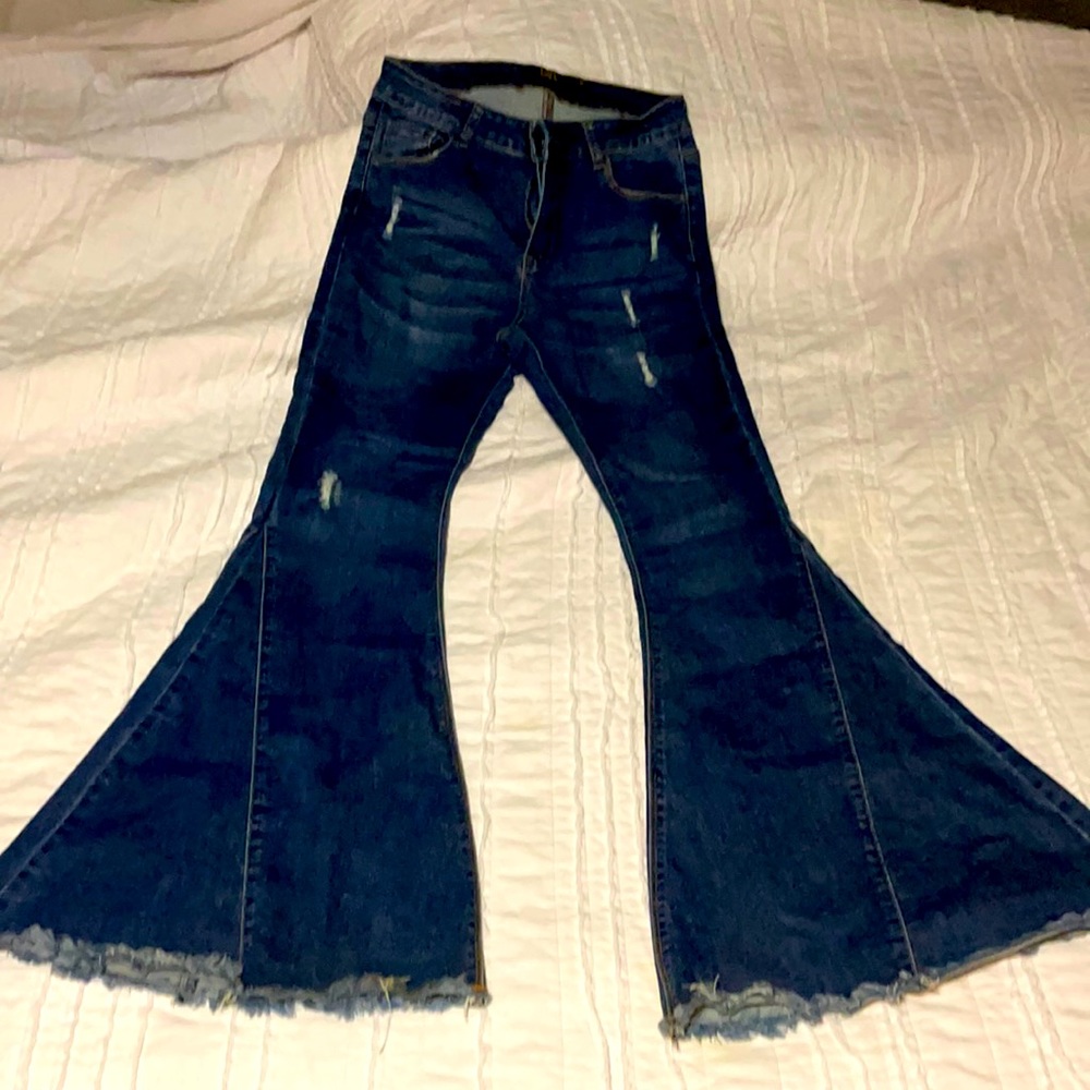 Lucky & blessed flare jeans